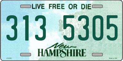 NH license plate 3135305