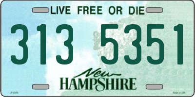NH license plate 3135351