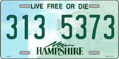 NH license plate 3135373