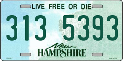 NH license plate 3135393