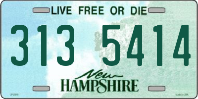 NH license plate 3135414
