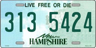 NH license plate 3135424