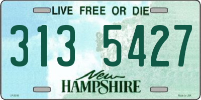 NH license plate 3135427