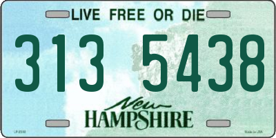 NH license plate 3135438
