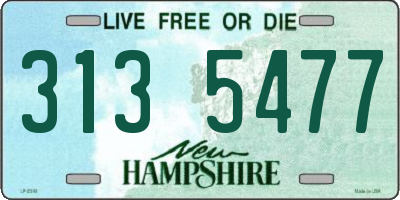 NH license plate 3135477