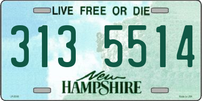NH license plate 3135514