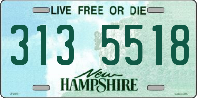 NH license plate 3135518