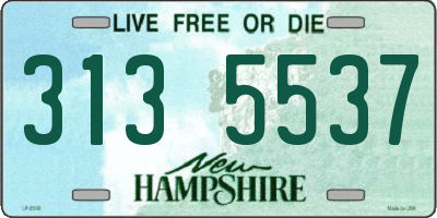 NH license plate 3135537