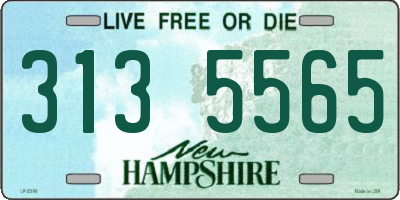 NH license plate 3135565