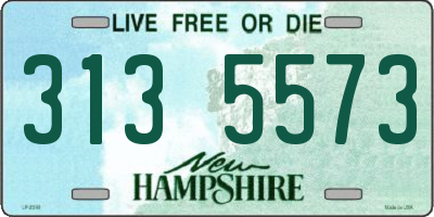NH license plate 3135573