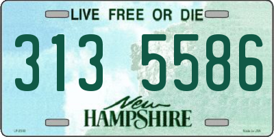 NH license plate 3135586