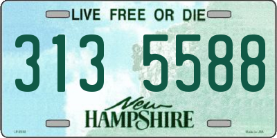 NH license plate 3135588