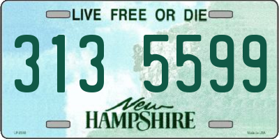NH license plate 3135599