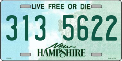 NH license plate 3135622