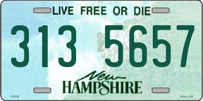 NH license plate 3135657