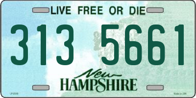 NH license plate 3135661