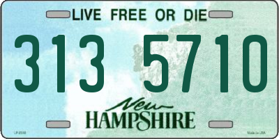 NH license plate 3135710