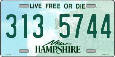 NH license plate 3135744
