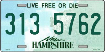 NH license plate 3135762