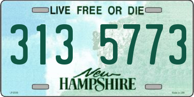NH license plate 3135773