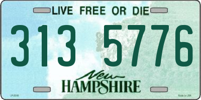 NH license plate 3135776