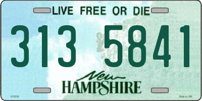 NH license plate 3135841