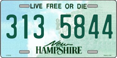NH license plate 3135844