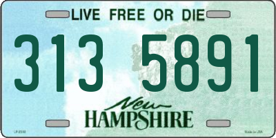NH license plate 3135891