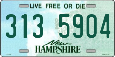 NH license plate 3135904