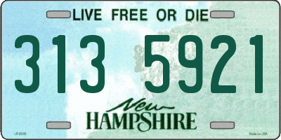 NH license plate 3135921