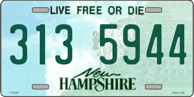 NH license plate 3135944