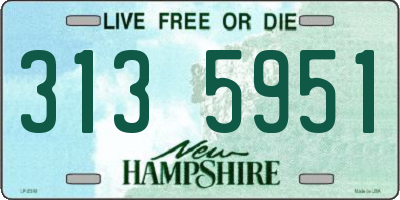 NH license plate 3135951