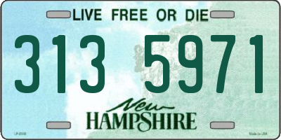 NH license plate 3135971