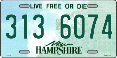 NH license plate 3136074