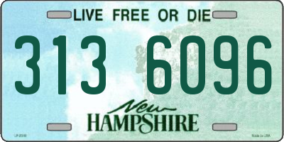 NH license plate 3136096