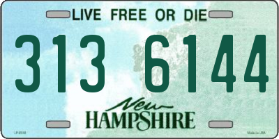 NH license plate 3136144