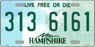 NH license plate 3136161