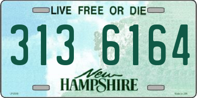 NH license plate 3136164