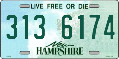 NH license plate 3136174