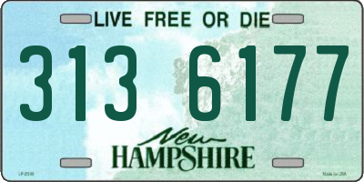 NH license plate 3136177