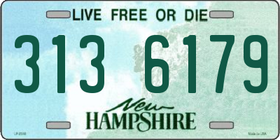 NH license plate 3136179