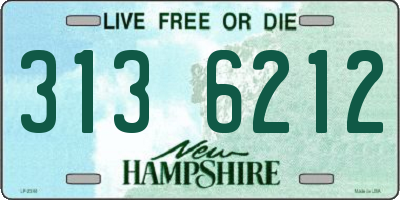 NH license plate 3136212