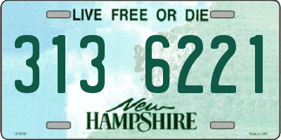 NH license plate 3136221