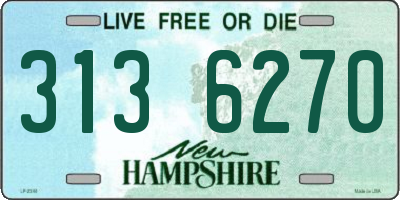 NH license plate 3136270