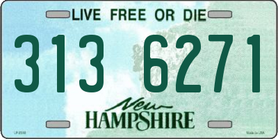 NH license plate 3136271