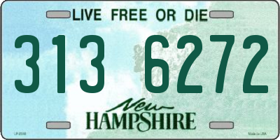 NH license plate 3136272