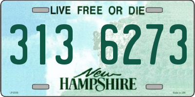 NH license plate 3136273