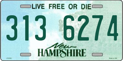 NH license plate 3136274