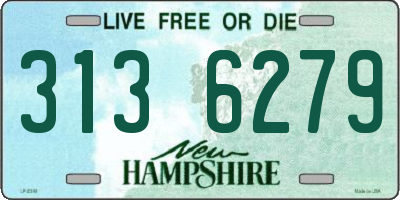 NH license plate 3136279
