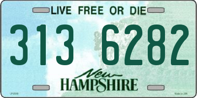 NH license plate 3136282